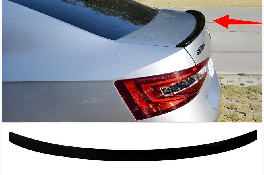 Skoda Superb 2015–2024 Spojler DPT V-1 (2019-2024, črna visok sijaj) Image