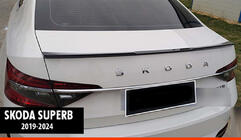 Skoda Superb 2015–2024 Spojler DPT V-3 (2019-2024, črn visok sijaj) fotografija 1