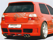 Volkswagen Golf 4 1997–2006 Spojler DPT V-2 (HB, črna visok sijaj) fotografija 1