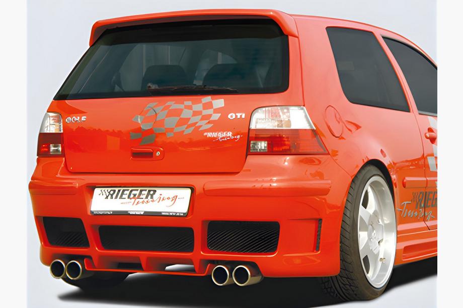Volkswagen Golf 4 1997–2006 Spojler DPT V-2 (HB, črna visok sijaj) Image
