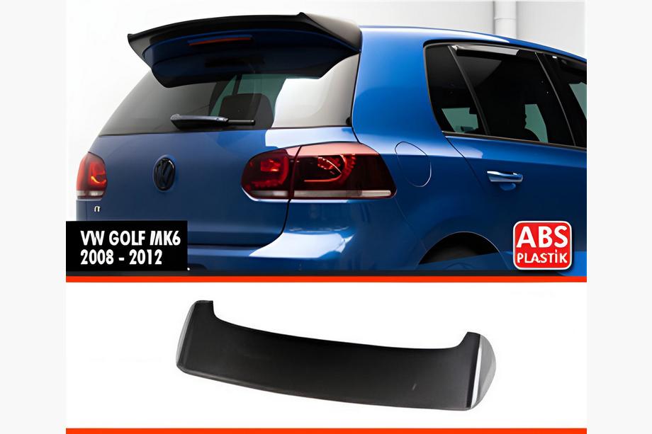 Volkswagen Golf 6 2008–2014 Spojler DPT V-2 (HB, črna visok sijaj) Image