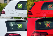 Volkswagen Golf 7/E-Golf 2012–2020 Spojler DPT V-5 (za Base HB, črna visok sijaj) fotografija 2