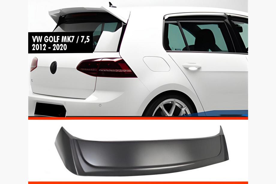 Volkswagen Golf 7/E-Golf 2012–2020 Spojler DPT V-6 (za GTI / R HB, sijajno črna) Image