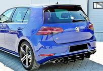 Volkswagen Golf 7/E-Golf 2012–2020 Spojler DPT V-9 (za GTI / R HB, sijajno črna) fotografija 3