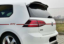 Volkswagen Golf 7/E-Golf 2012–2020 Spojler DPT V-10 (za GTI / R HB, sijajno črna) fotografija 1
