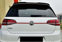 Volkswagen Golf 7/E-Golf 2012–2020 Spojler DPT V-10 (za GTI / R HB, sijajno črna) fotografija 2