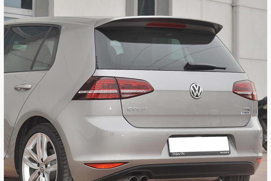 Volkswagen Golf 7/E-Golf 2012–2020 Spojler DPT V-11 (za Base HB, črna visok sijaj) Image