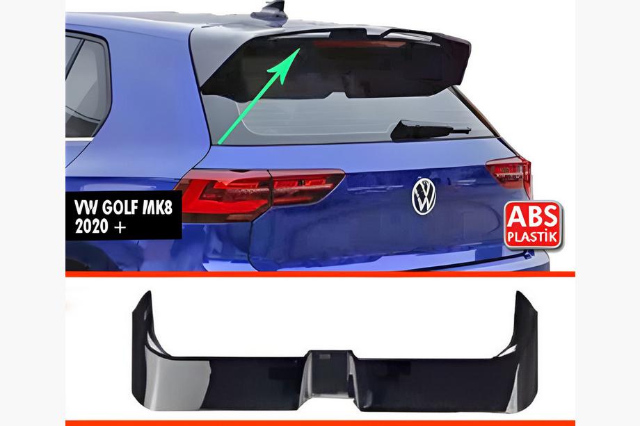Volkswagen Golf 8 2019– Spojler DPT V-1 (HB, črna visok sijaj) Image