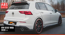 Volkswagen Golf 8 2019– Spojler DPT V-3 (HB, črna visok sijaj) fotografija 1