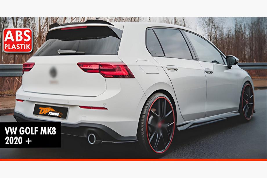 Volkswagen Golf 8 2019– Spojler DPT V-3 (HB, črna visok sijaj) Image