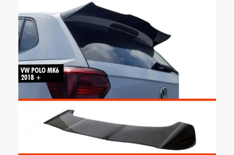 Volkswagen Polo 2017– DPT V-2 spojler (2017-2021, HB, črna visok sijaj) Image