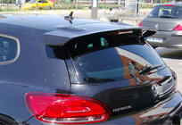 Volkswagen Scirocco 2008–2017 Spojler DPT V-3 (2008-2013, črna sijaj) fotografija 2