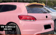 Volkswagen Scirocco 2008–2017 DPT V-5 spojler (2008-2013, črna visokosijajna) fotografija 1