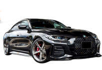 BMW serija 4 G22/23/26 2020– Sprednji lip spojler DPT V-2 (za G22/G23, sijaj črna) fotografija 4