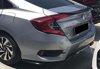Honda Civic Limuzina X 2016–2021 Zadnji FLAP dodatki DPT (črni sijaj) fotografija 1
