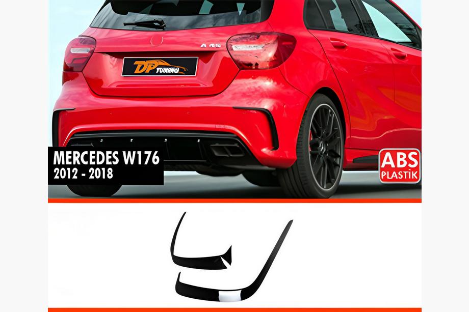 Mercedes A-class W176 2012–2018 DPT pokrovi zadnjega spojlerja (črna visok sijaj) Image