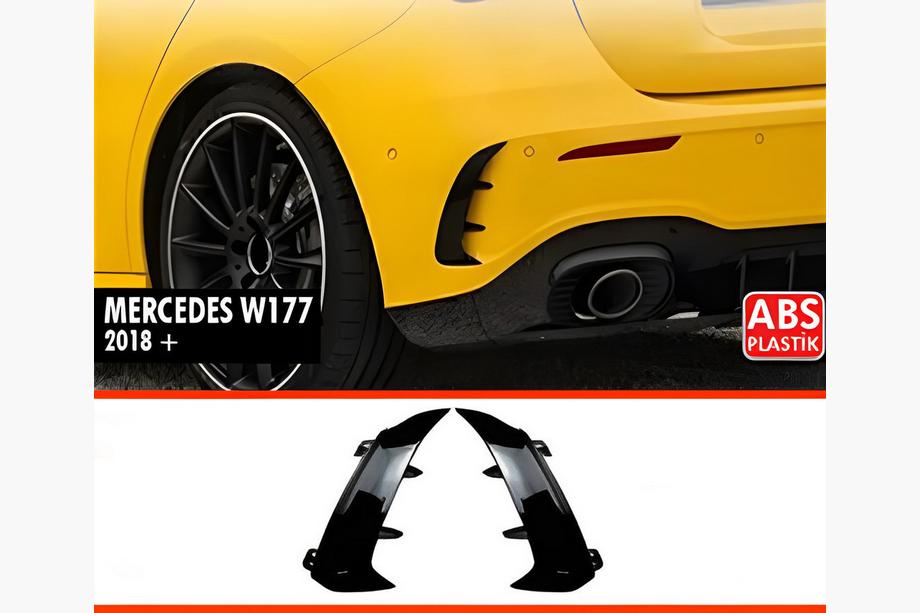 Mercedes A-class W177 2018– DPT pokrovi zadnjega spojlerja (črna visok sijaj) Image