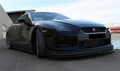 Nissan GT-R 2008–2025 DPT sprednji lip spojler (črna visok sijaj) fotografija 2
