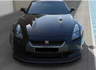Nissan GT-R 2008–2025 DPT sprednji lip spojler (črna visok sijaj) fotografija 3