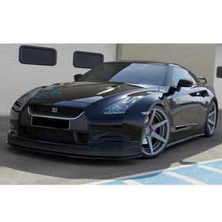 DPT sprednji lip spojler (črna visok sijaj) Nissan GT-R 2008–2025 fotografija 4