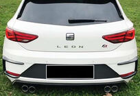 Seat Leon 2013–2020 Kanardi za zadnji odbijač DPT (2017-2020, 2 kosa, črna sijaj) fotografija 2