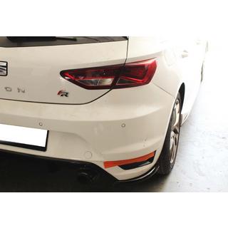 Zadnji FLAP dodatki DPT (črni sijaj) Seat Leon 2013–2020
