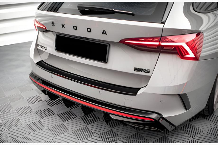 Skoda Octavia IV A8 2020– Zadnji difuzor DPT (sijajno črna) Fotografija 1