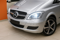 Mercedes Vito W639 2004–2014 Sprednja maska hladilnika Diamond Silver (2010-2014) fotografija 1