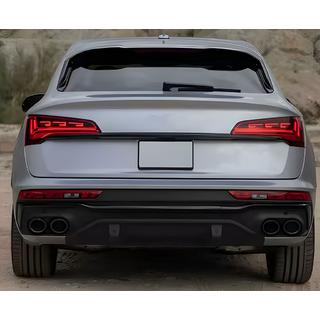 Zadnji difuzor (2020-2024, z izpušnimi nastavki Black) Audi Q5 2017–2025 fotografija 3