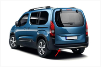 Citroen Berlingo/Multispace 2018– Kromirana zaščitna letev zadnjega odbijača Omsa Line fotografija 2