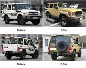 Toyota Land Cruiser 70 1984– Facelift komplet za leto 2024 fotografija 3
