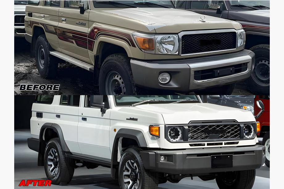 Toyota Land Cruiser 70 1984– Facelift komplet za leto 2024 Image
