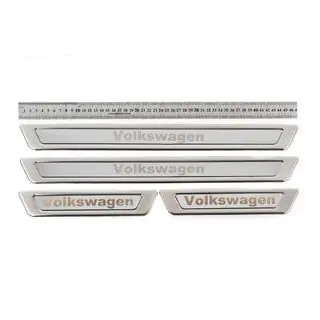 Univerzalne zaščitne obloge pragov Volkswagen V-1 (4 kosi, nerjavno jeklo) fotografija 1