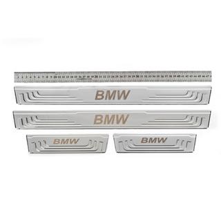 Univerzalne letvice pragov BMW V-2 (4 kos, nerjavno jeklo)