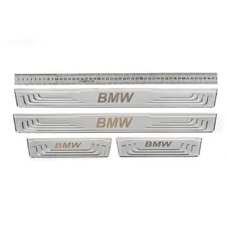 Univerzalne letvice pragov BMW V-2 (4 kos, nerjavno jeklo) fotografija 1