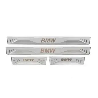 Univerzalne letvice pragov BMW V-2 (4 kos, nerjavno jeklo) fotografija 2