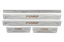 Ford Univerzalne zaščitne letve pragov za Ford V-2 (4 kosi, nerjaveče jeklo) fotografija 1