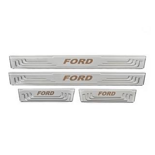 Univerzalne zaščitne letve pragov za Ford V-2 (4 kosi, nerjaveče jeklo) fotografija 2