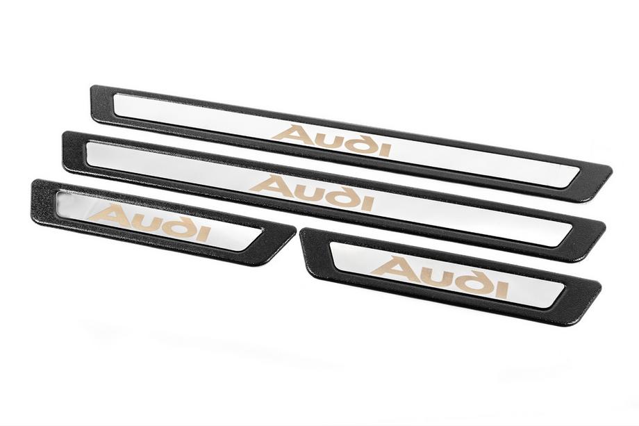 Audi Univerzalne letve pragov Audi V-3 (4 kos, nerjaveče jeklo) Fotografija 3