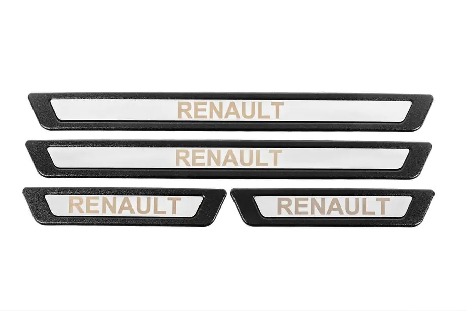 Renault Univerzalne zaščitne letve pragov za Renault V-3 (4 kos, nerjaveče jeklo) Fotografija 2