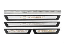 Chevrolet Univerzalne obloge pragov Chevrolet V-3 (4 kos, nerjaveče jeklo) fotografija 1