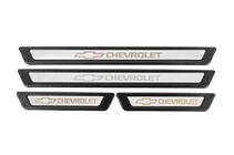 Chevrolet Univerzalne obloge pragov Chevrolet V-3 (4 kos, nerjaveče jeklo) fotografija 2