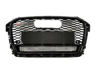 Audi A1 2010–2018 Sprednja maska v RS slogu z napisom Quattro (2014-2018, črna) fotografija 1