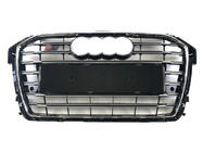 Audi A1 2010–2018 Sprednja maska S-style (2014-2018, črna s kromom) fotografija 1