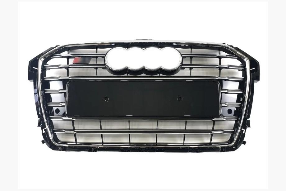 Audi A1 2010–2018 Sprednja maska S-style (2014-2018, črna s kromom) Image