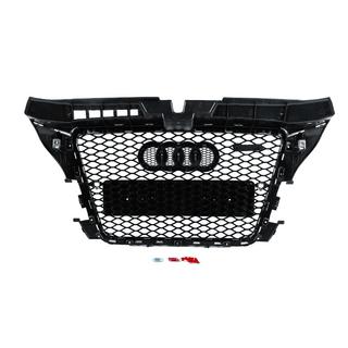 RS-style sprednja maska (2008-2012, črna s kromom) Audi A3 2003–2012 fotografija 4