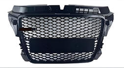 Audi A3 2003–2012 RS-style V-1 sprednja maska (2008-2012, črna) fotografija 1