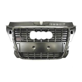 Sprednja maska S-style (2008-2012, siva s kromom) Audi A3 2003–2012 fotografija 1