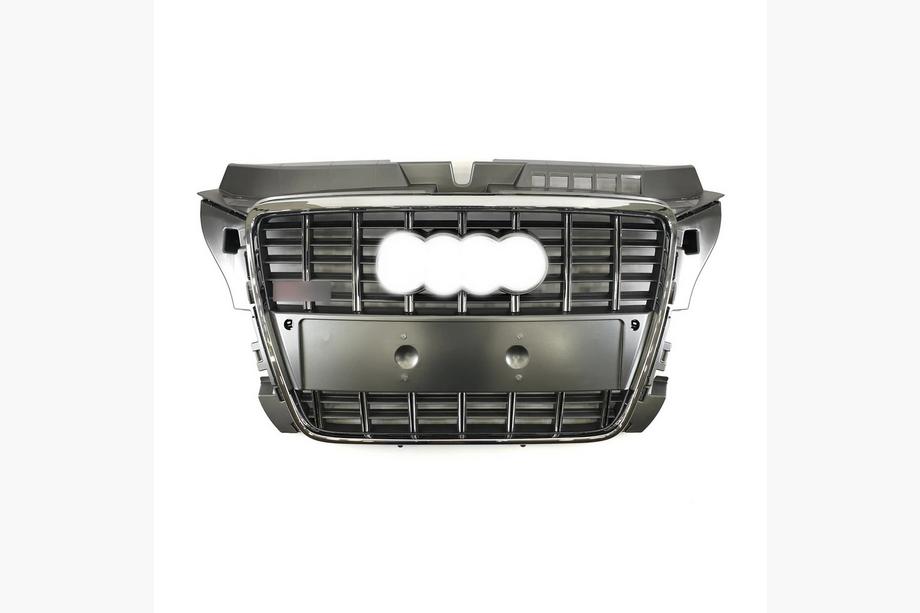 Audi A3 2003–2012 Sprednja maska S-style (2008-2012, siva s kromom) Image