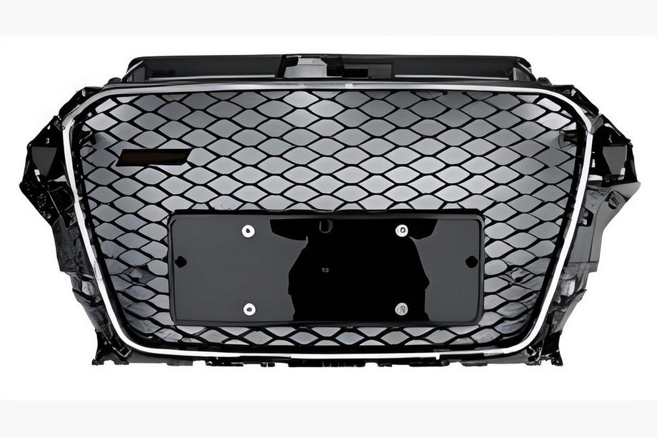 Audi A3 2012–2020 Sprednja maska v slogu RS (2012-2016, črna s kromom) Image